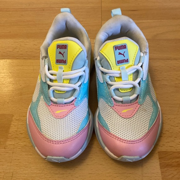 Puma Toddler Girls Rs-Fast P0p Glitch Sneakers - Picture 1 of 10